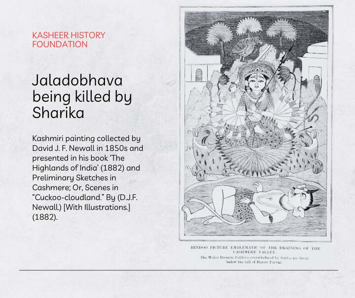 Storyboard plate 01 — Kashmir's Mythical Emergence and Historical Origins